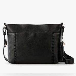 The Sak Melrose Black Leather Crossbody